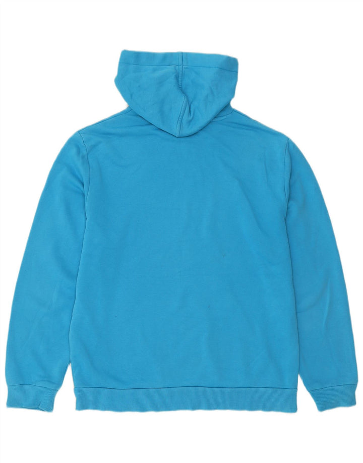 PUMA Jersey con capucha para hombre de algodón azul medio