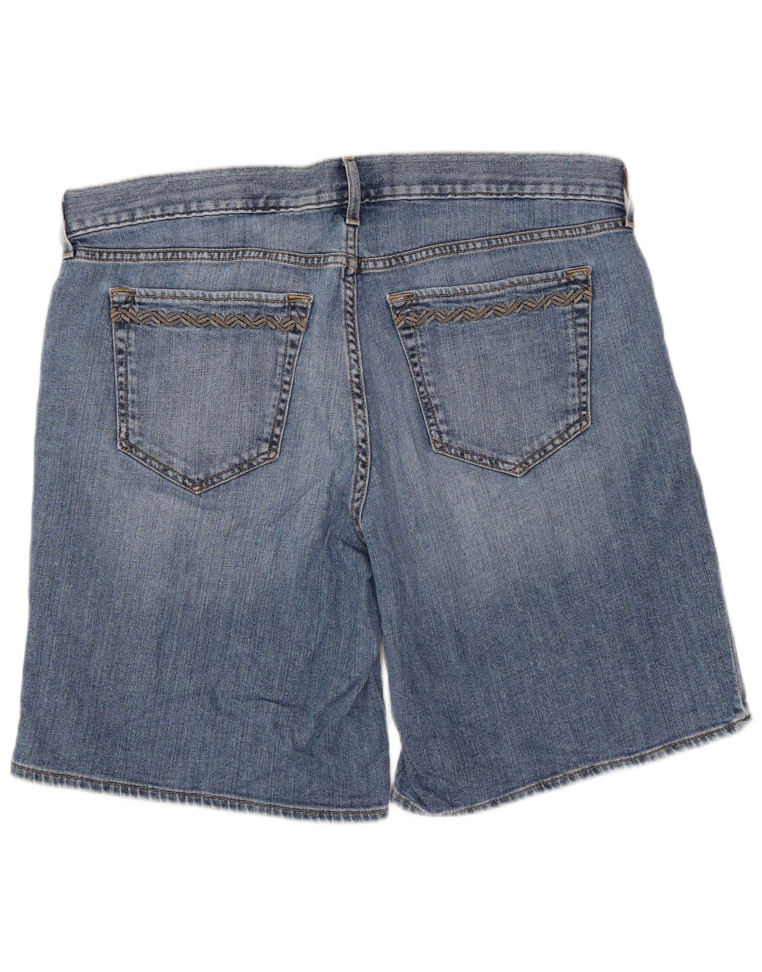 Eddie Bauer Pantalones cortos de mezclilla para mujer US 12 Grande W34 Algodón azul