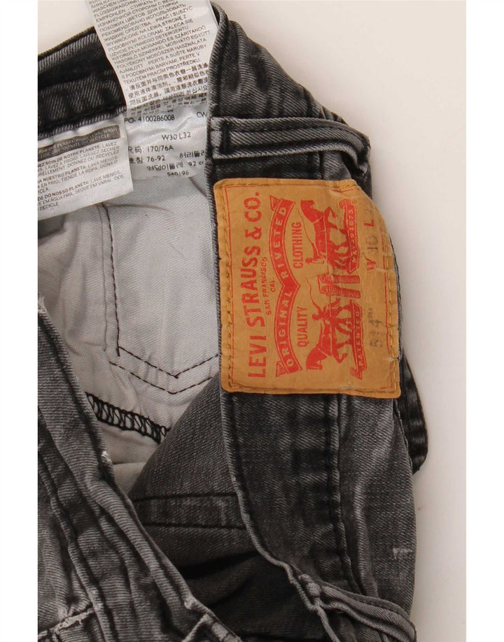 Levi's Vaqueros rectos 514 para hombre W30 L32 Algodón gris