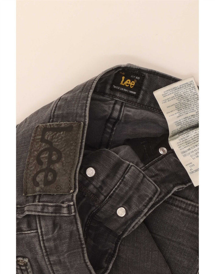 Lee Vaqueros Rectos Para Hombre W29 L32 Algodón Gris