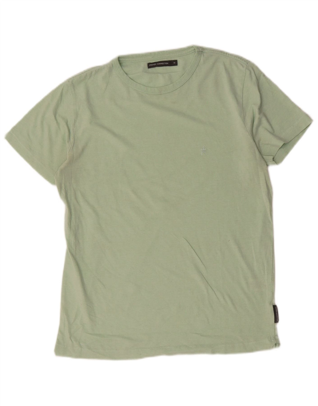 French Connection - Camiseta para hombre, color verde medio, algodón