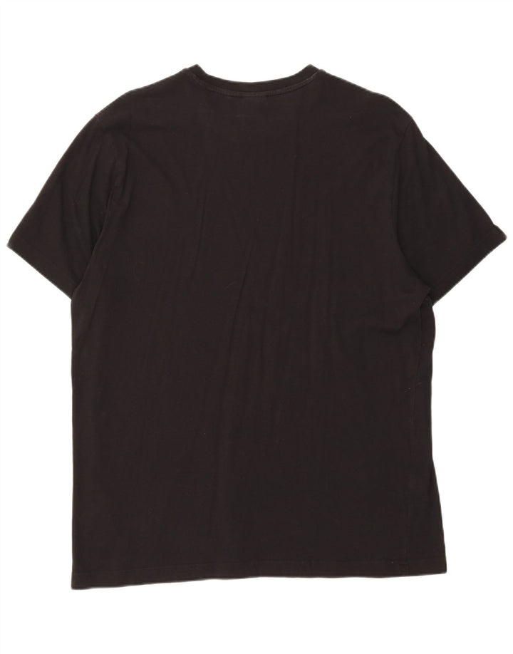 PUMA Mens T-Shirt Top XL Black Cotton
