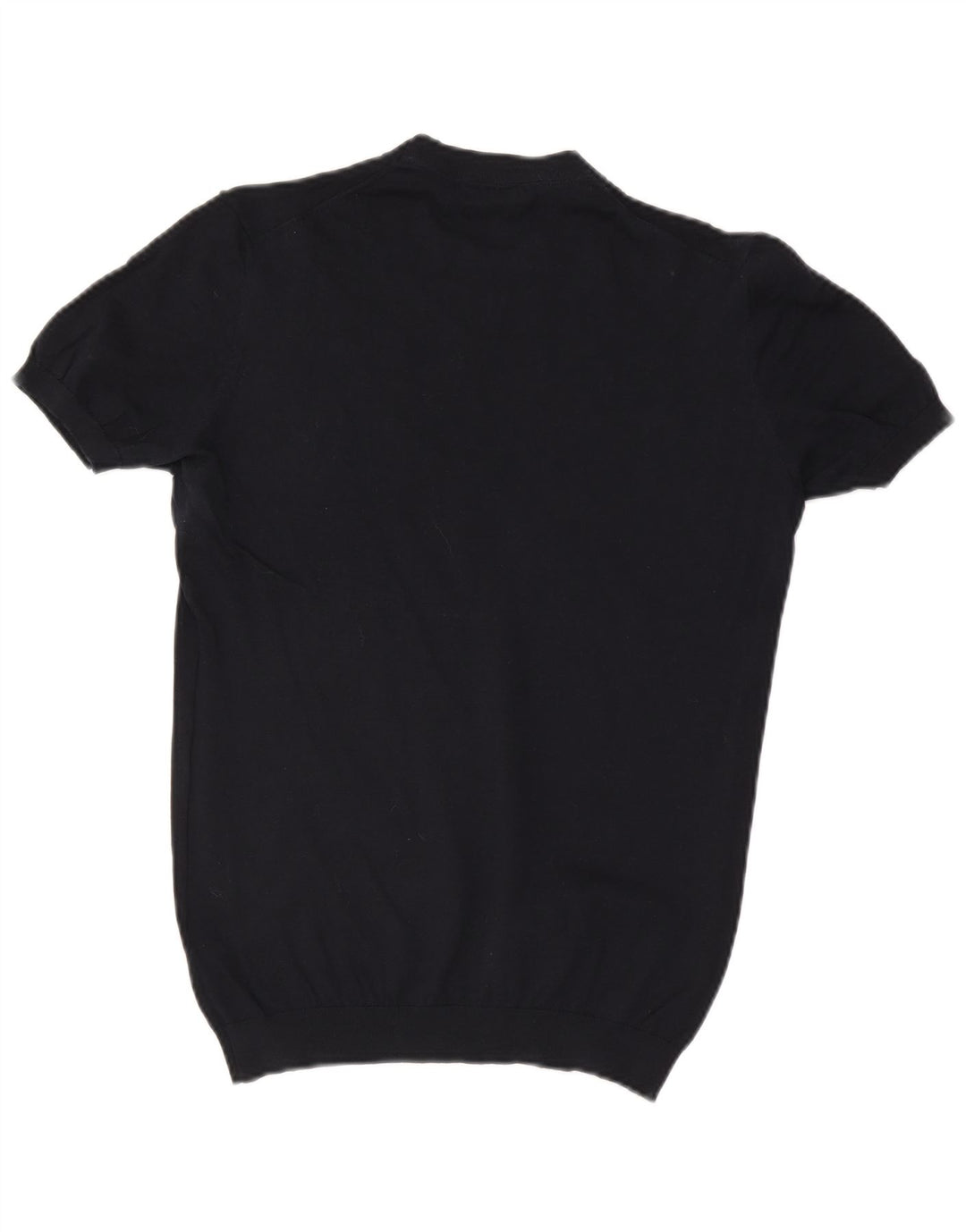Camiseta Massimo Dutti Hombre Top Medium Azul Marino Algodón