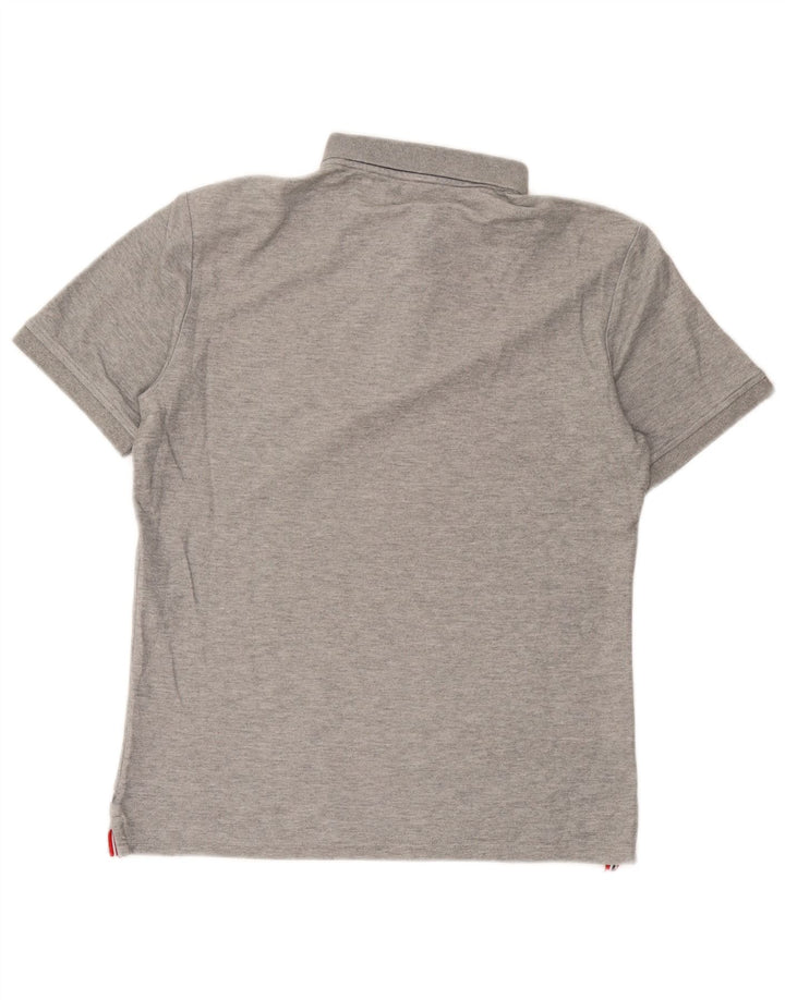 Polo de golf Calvin Klein para hombre con moteado gris medio