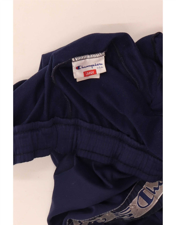 Champion Pantalones De Chándal Con Gráficos En Color Azul Marino Grande Para Hombre