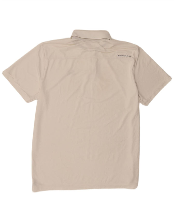 Under Armour Polo Hombre Blanco Grande