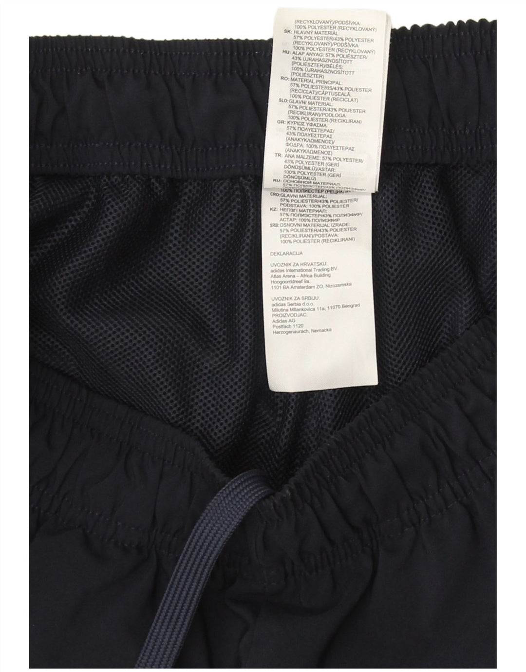 Pantalón Corto Deportivo Adidas Hombre Medio Azul Marino Poliéster