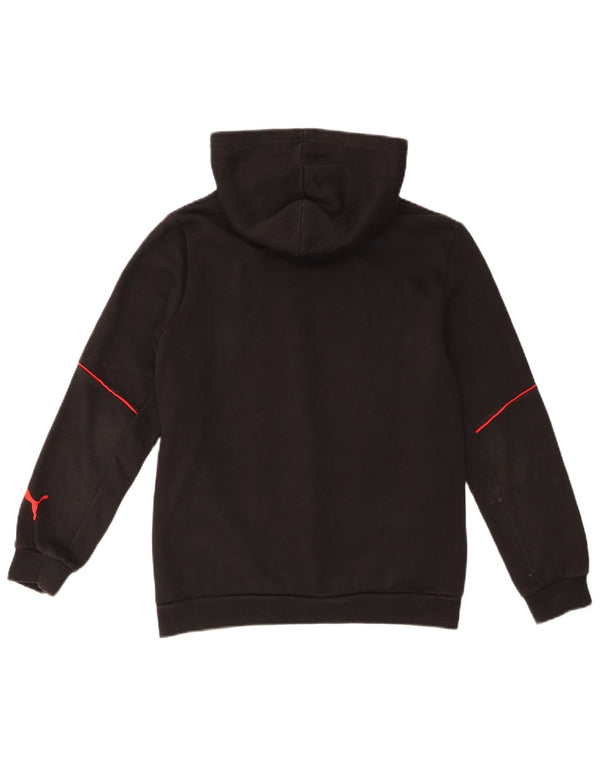 Puma Sudadera con capucha gráfica para niños 13-14 años Algodón negro
