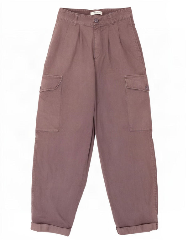 Carhartt Mujer Pantalones Cargo De Talle Alto Y Ajuste Relajado W26 L28 Algodón Marrón
