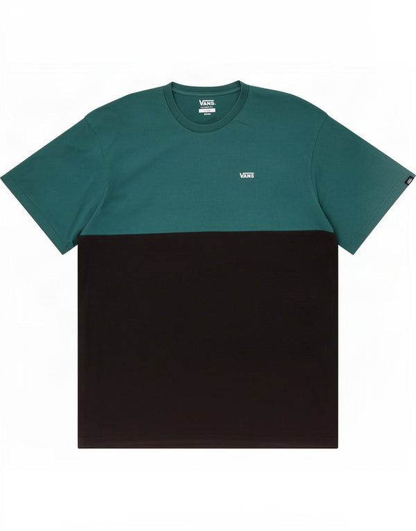 Vans Camiseta Classic Fit para hombre Top XL Algodón color block negro