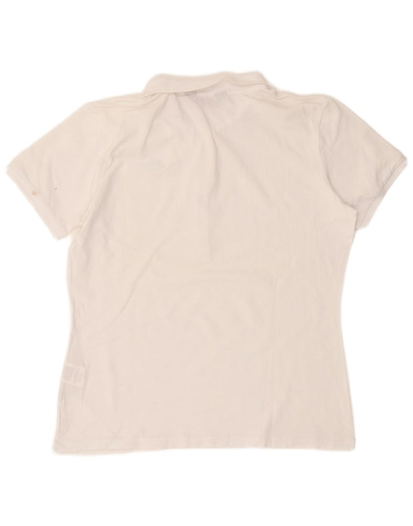 Kappa Polo Mujer UK 40 XL Blanco