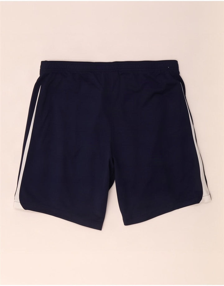 Nike - Pantalones cortos deportivos ajustados para hombre (talla grande), color azul marino, poliéster