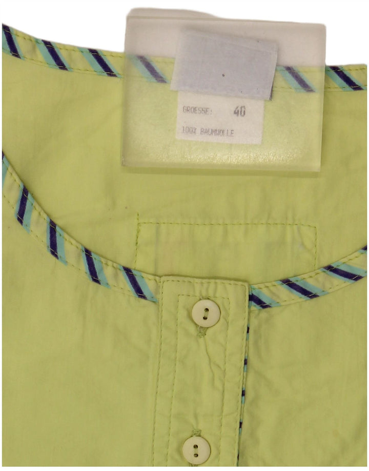 Maier Blusa gráfica para mujer Top EU 40 Algodón verde medio