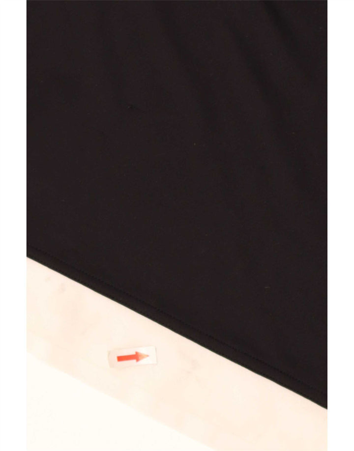 Adidas Mens Climalite Camiseta Top Medio Negro Poliéster