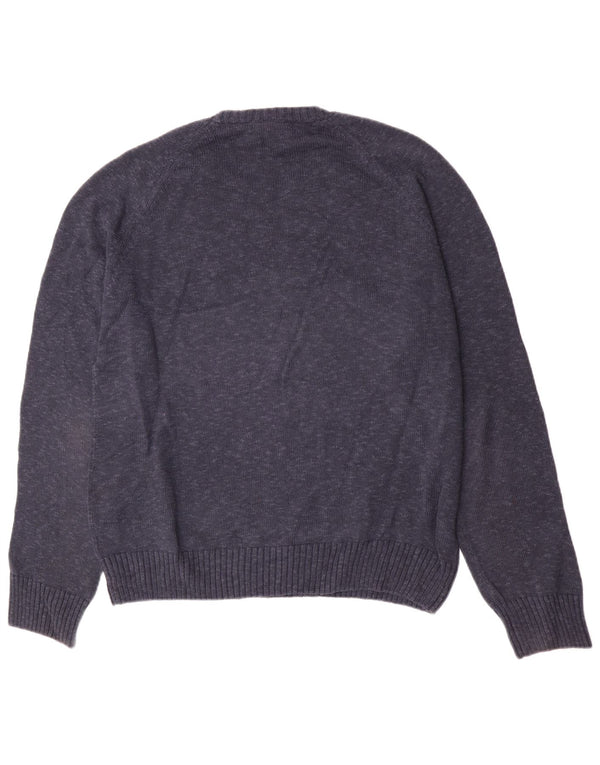 Timberland Jersey de cuello redondo para hombre XL de algodón moteado azul marino