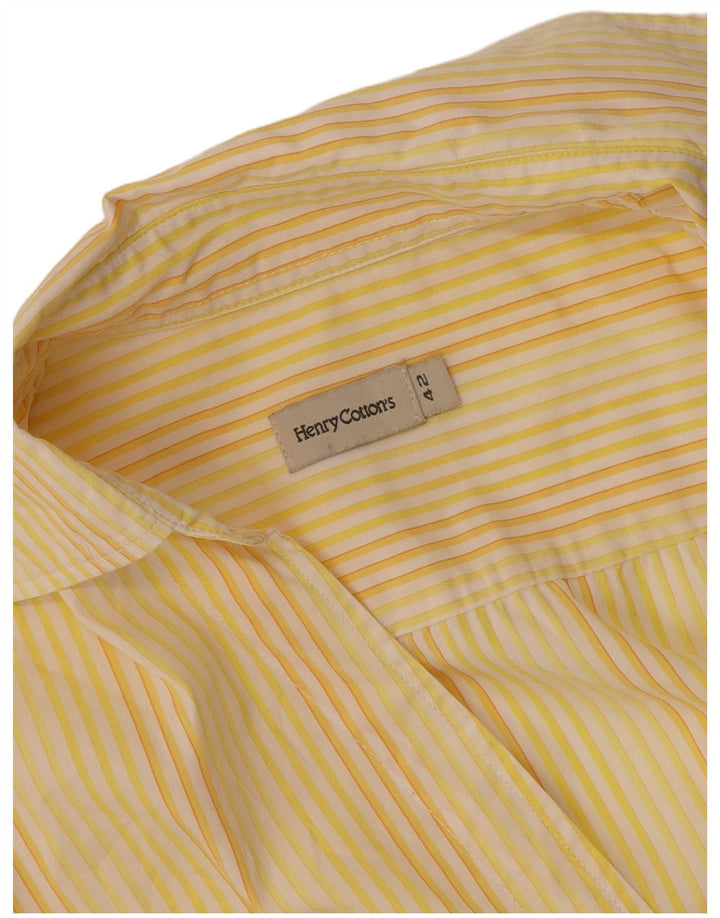 Camisa sin mangas para mujer Henry Cottons IT 42 Rayas amarillas medianas