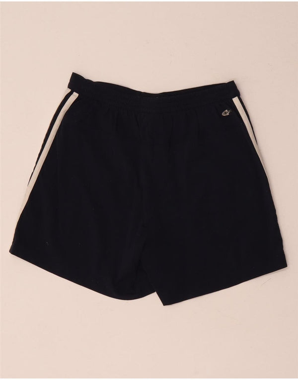 Adidas Mujer Climalite Casual Shorts UK 10 Small W26 Azul Marino Poliamida