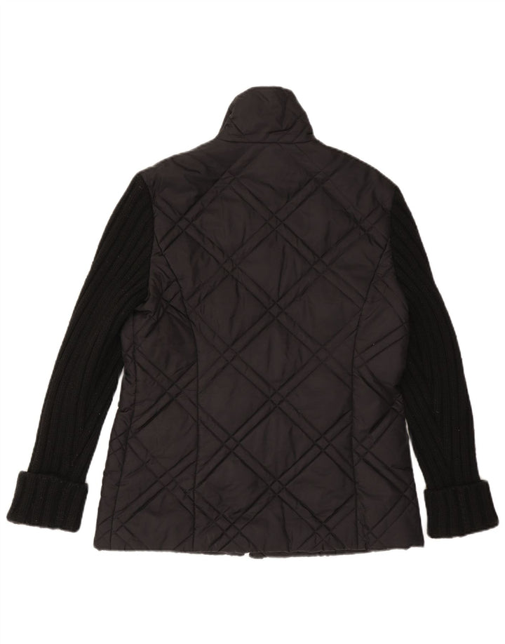 Max & Co. Chaqueta acolchada para mujer UK 10 Small Poliamida negra