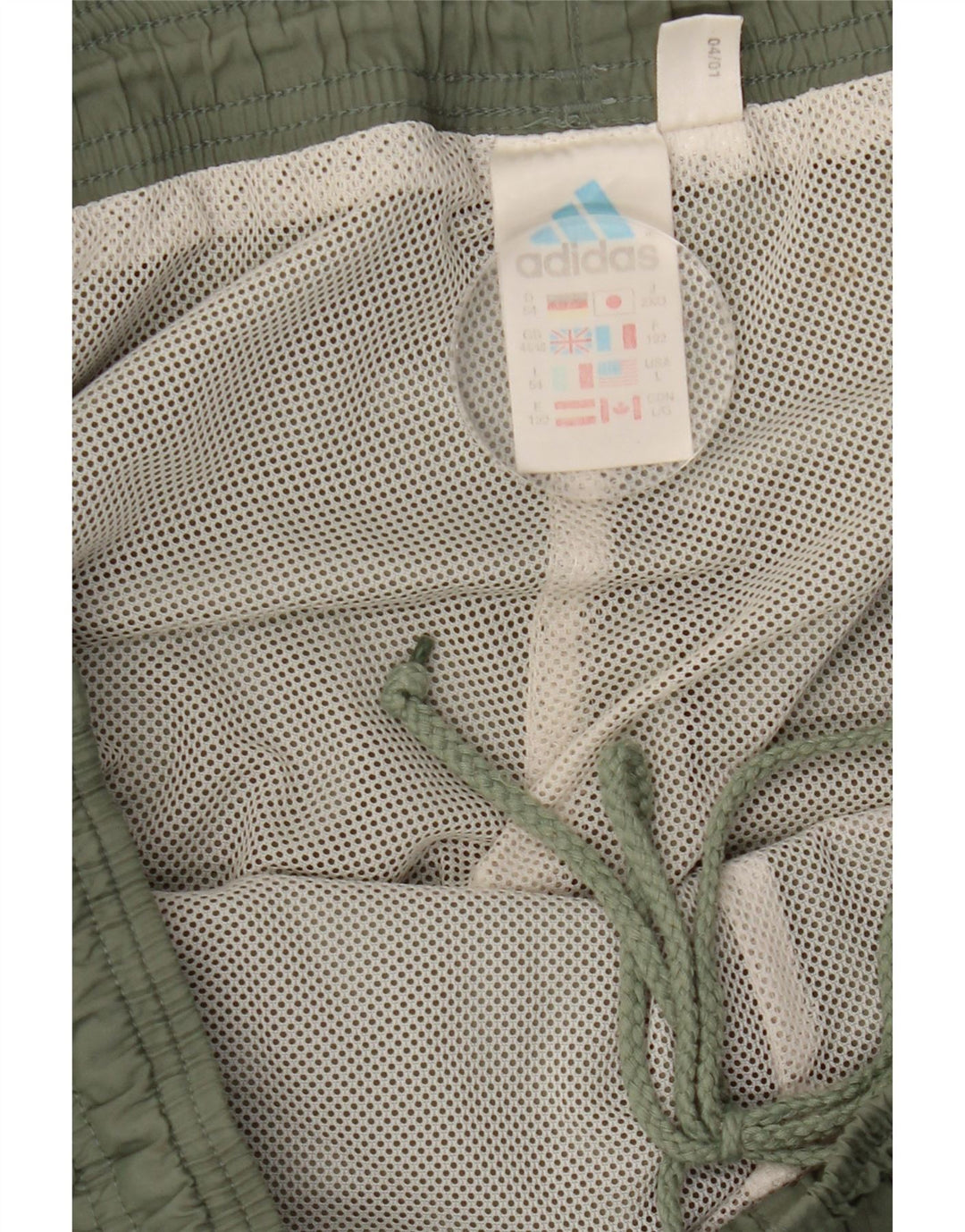 Adidas - Pantalón de chándal para hombre, talla 44/46, color caqui, poliéster