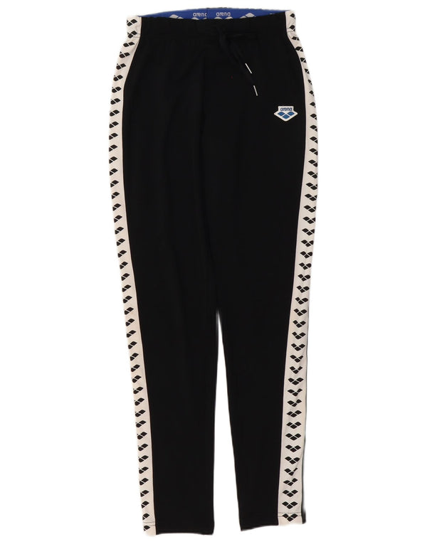 Arena Pantalones de chándal gráficos para mujer UK 40 Small Black Colourblock