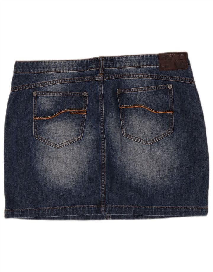 Minifalda vaquera estilo cargo para mujer de Fat Face W36 XL Algodón azul