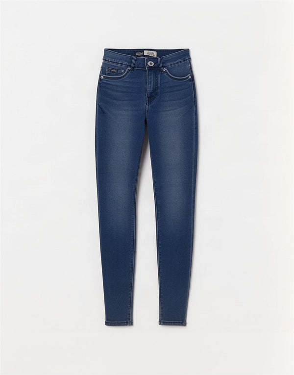 Vaqueros Superdry Alexia Jegging W27 L32 Algodón Azul Mujer