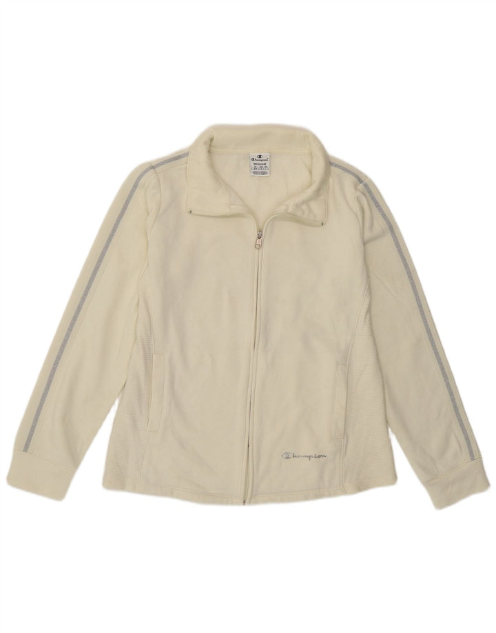 Champion Chaqueta de Chándal para Mujer UK 14 Medium Off White