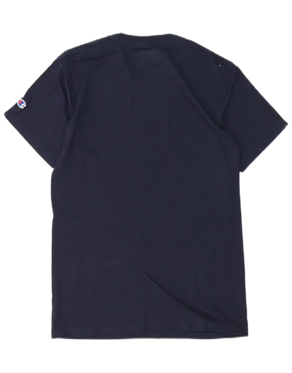 Champion Camiseta gráfica George Washington para hombre, talla pequeña, algodón azul marino