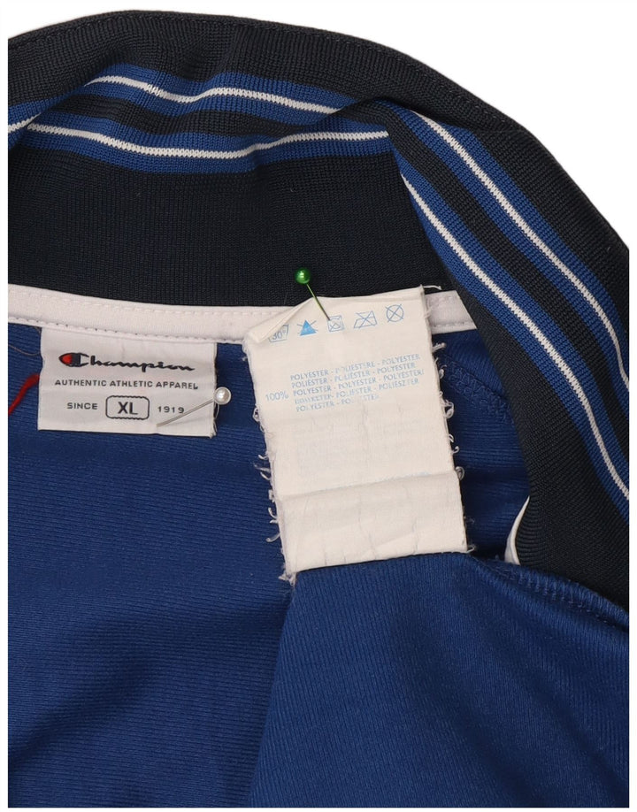Champion Chaqueta de chándal para hombre XL Poliéster azul