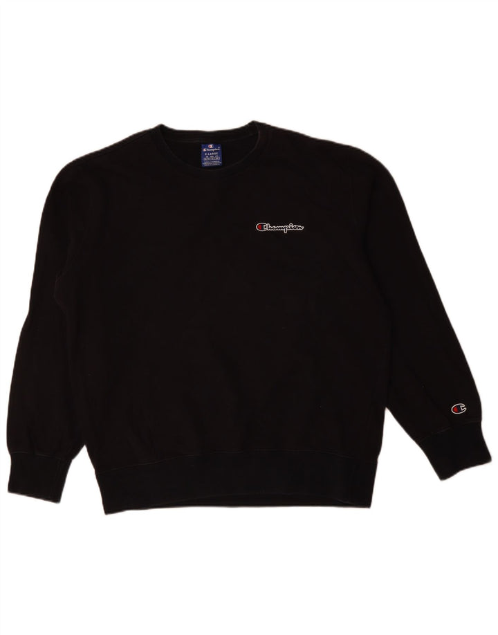 Champion Sudadera Jumper XL Negro Algodón Hombre