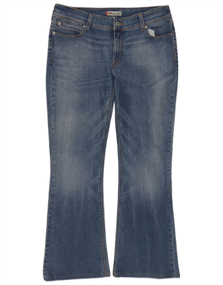LEVI'S Vaqueros acampanados con corte de bota 479 para mujer W34 L30 Algodón azul