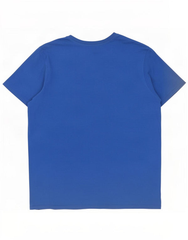 Nike Camiseta de corte atlético para hombre Top XL Algodón azul