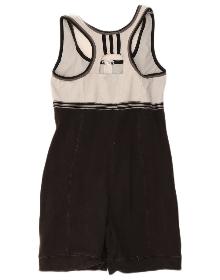 Adidas Mono corto para mujer UK 10 Small Black Colourblock Cotton
