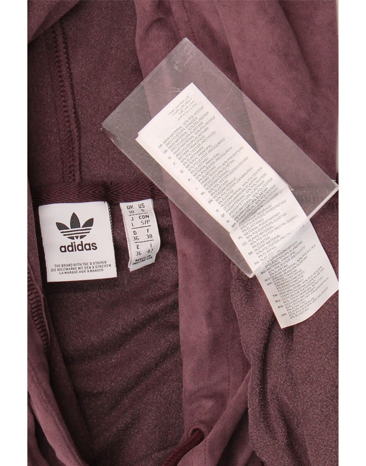 Jersey con capucha de terciopelo de gran tamaño para mujer UK 10 Small