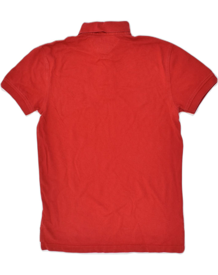 TOMMY HILFIGER Mens Regular Fit Polo Shirt Small Red Cotton | Vintage Tommy Hilfiger | Thrift | Second-Hand Tommy Hilfiger | Used Clothing | Messina Hembry 