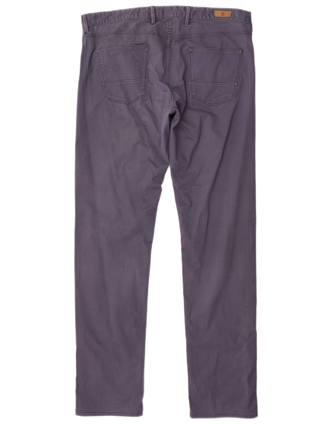 MASSIMO DUTTI Pantalones casuales para hombre EU 44 Large W34 L33 Azul marino manchado