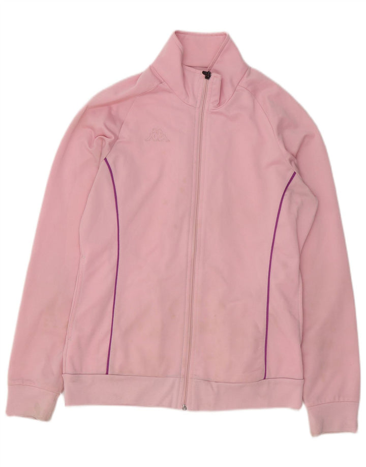 KAPPA Chaqueta de chándal para mujer, talla 40, talla grande, color rosa