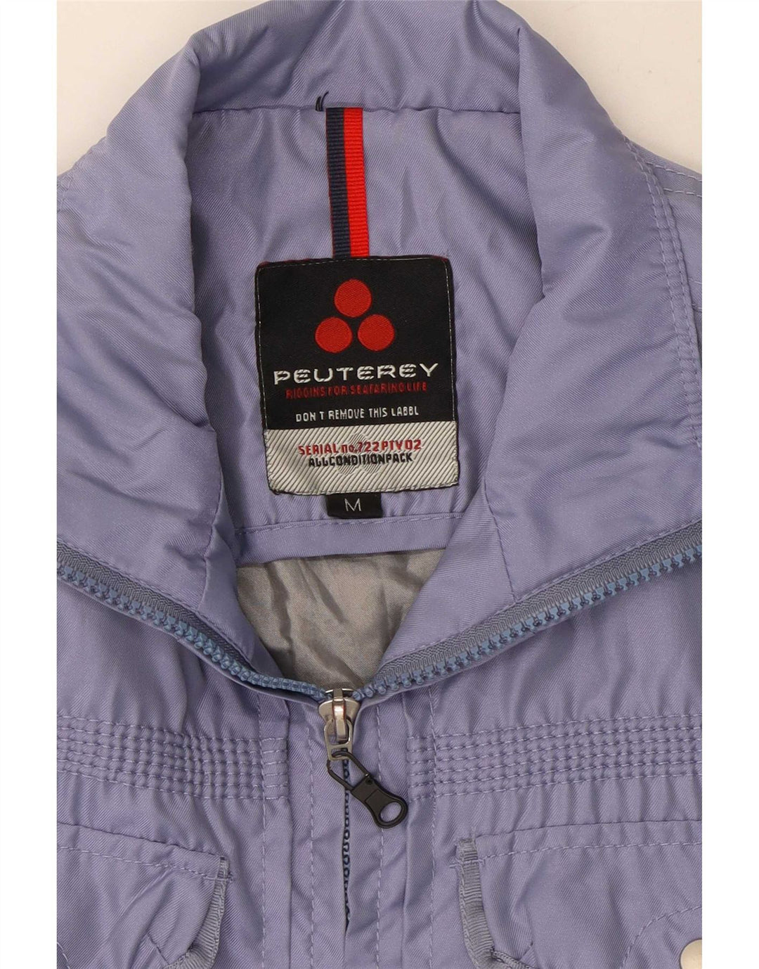 PEUTEREY Chaqueta utilitaria para mujer UK 12 Medium Purple Nylon