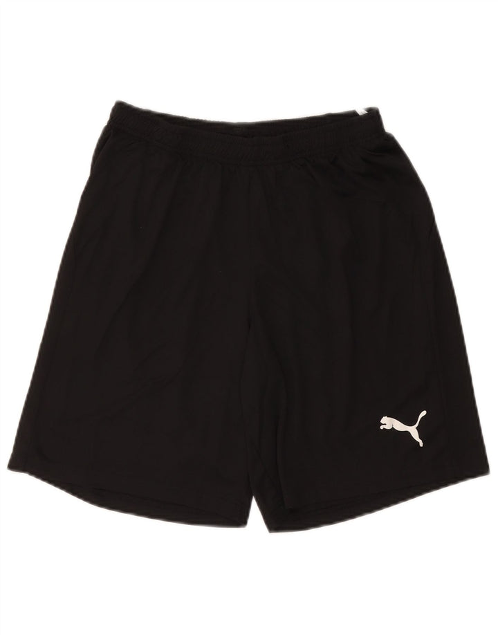 Pantalones cortos deportivos Puma para hombre poliéster negro mediano
