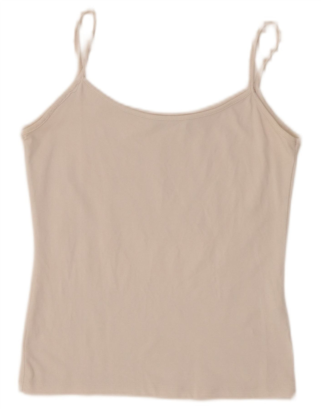 Zara Mujer Cami Top UK 42 Medium Beige Nylon