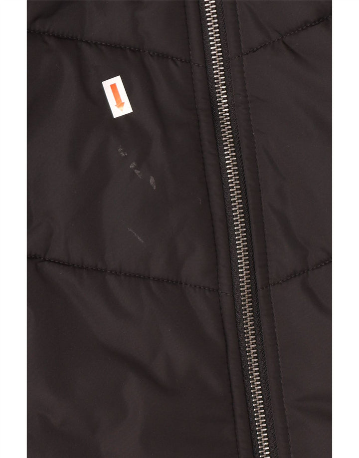 VANS Chaqueta acolchada para mujer ES 39 2XL Negro Poliéster