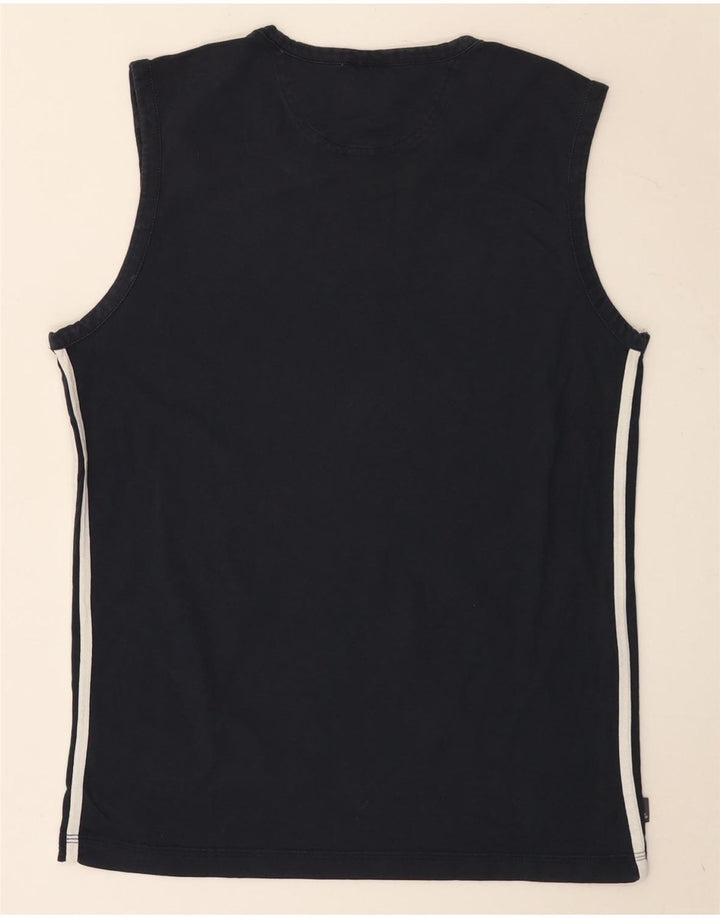 Camiseta Adidas Hombre Top Medium Azul Marino Algodón