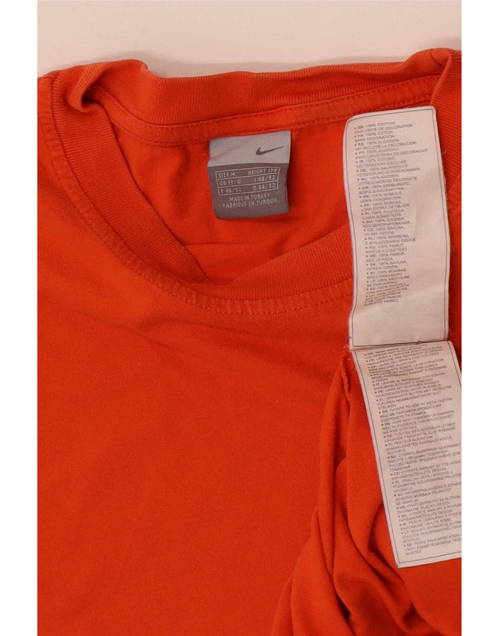 Nike Camiseta Hombre Top UK 39/41 Medio Naranja Algodón