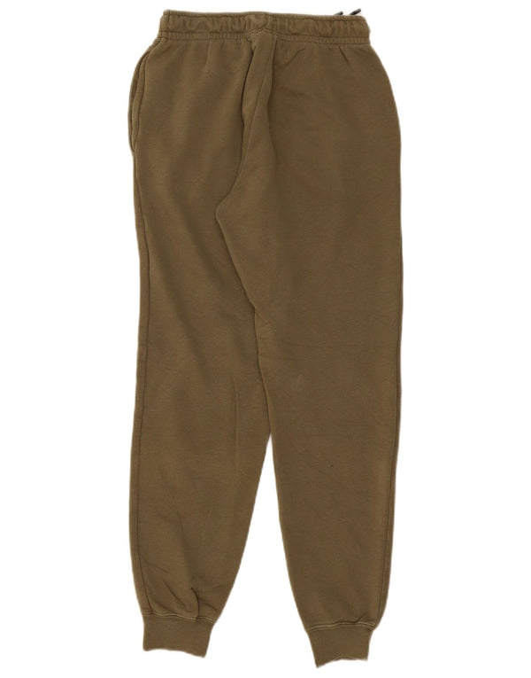 Nike Mujer Chándal Pantalones Joggers UK 6 XS Caqui Algodón
