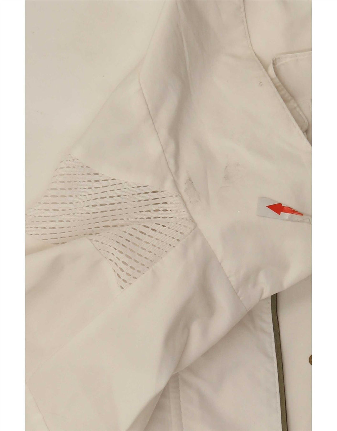 Adidas - Chaqueta de chándal para mujer, talla 12, poliéster blanco mediano