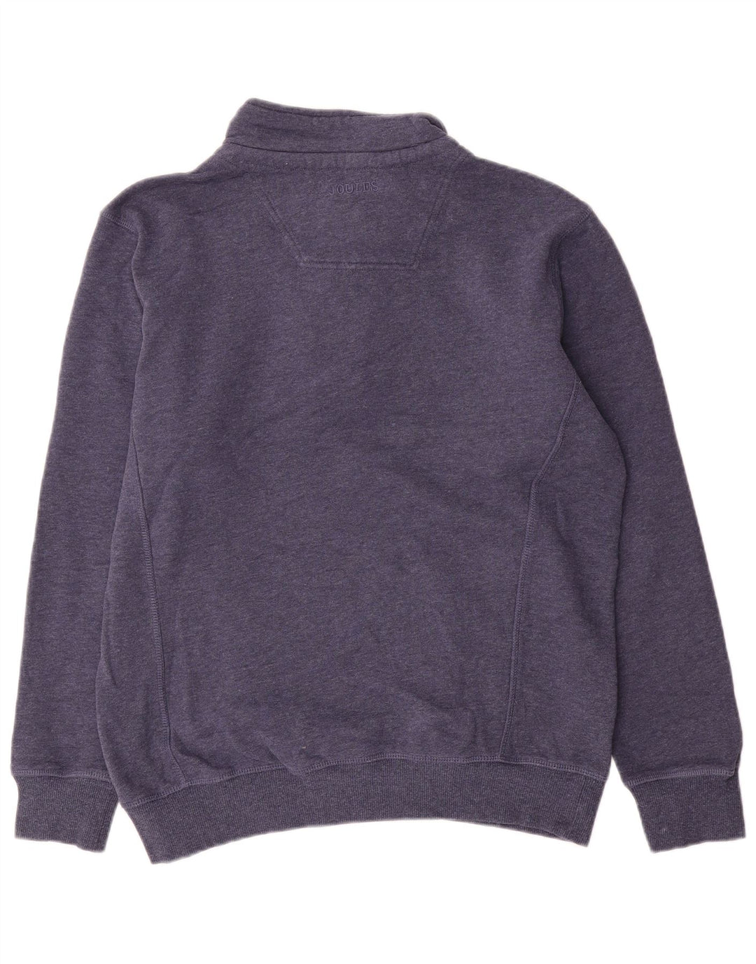 Joules Hombre Zip Neck Sudadera Jumper Medium Azul Marino Algodón