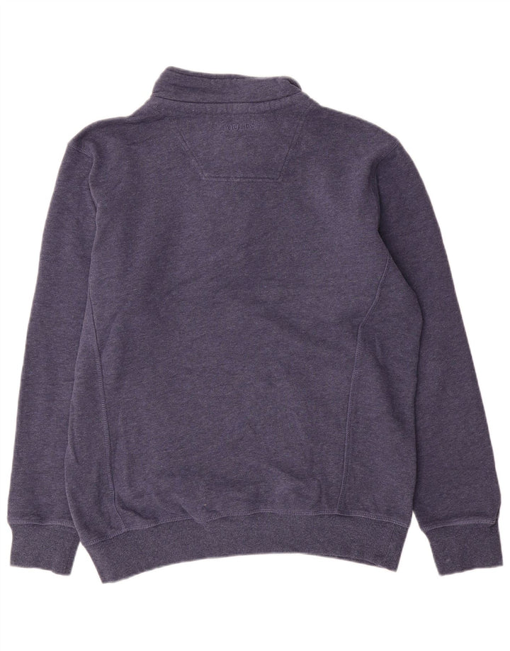 Joules Hombre Zip Neck Sudadera Jumper Medium Azul Marino Algodón