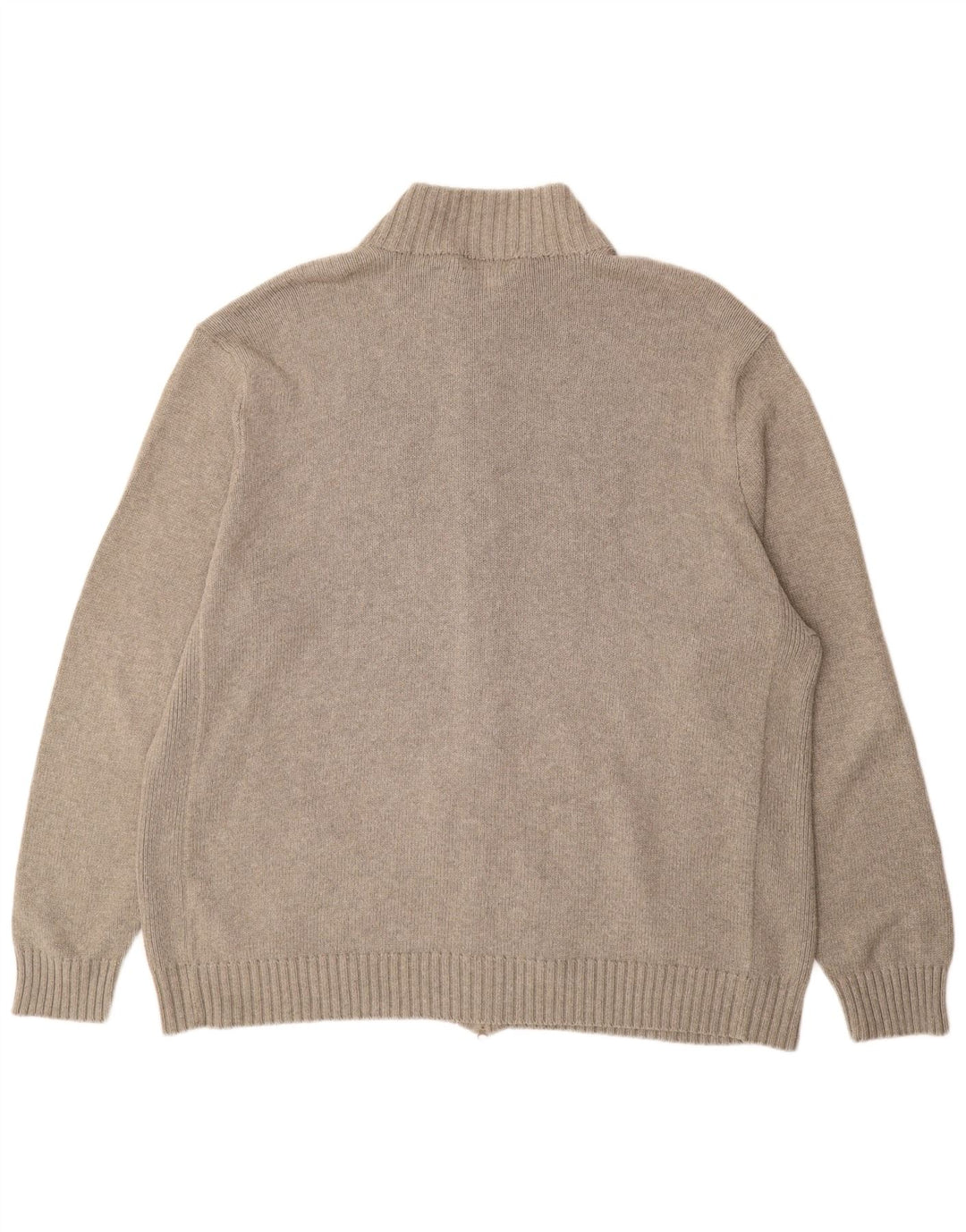 POLO RALPH LAUREN Suéter tipo cárdigan alto para hombre 3XL Algodón beige