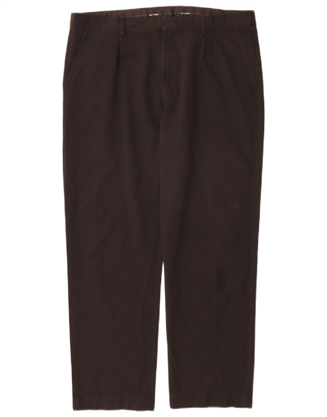 Marks & Spencer Pantalón chino recto para hombre W36 L29 Poliéster negro