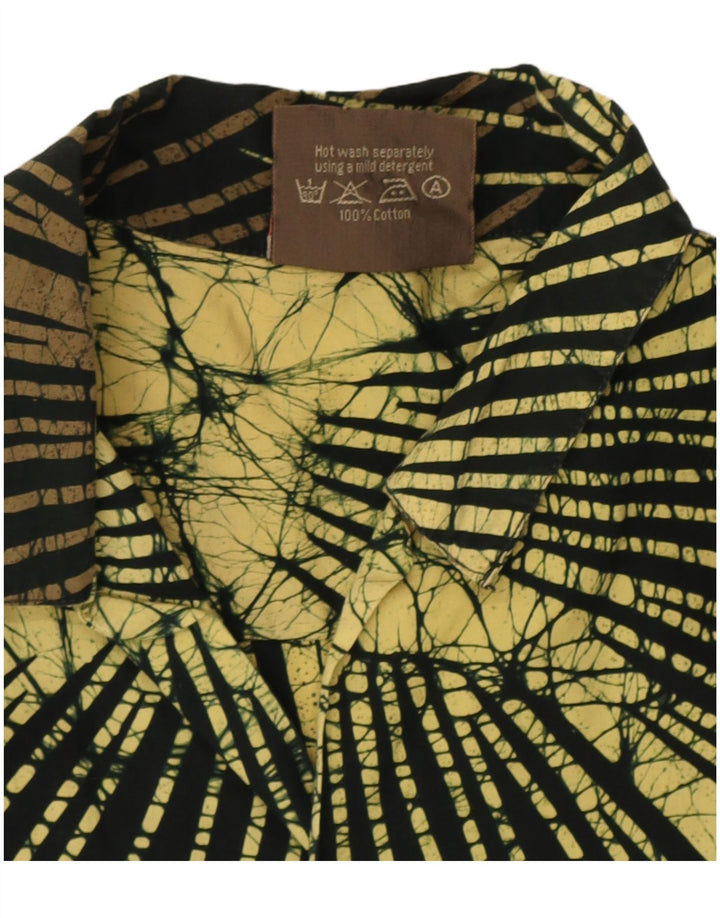 Caribelle Batik - Camisa con estampado abstracto para hombre, talla grande, multicolor